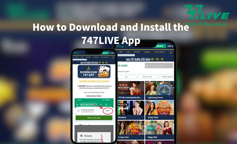 How to Download and Install the 747LIVE App