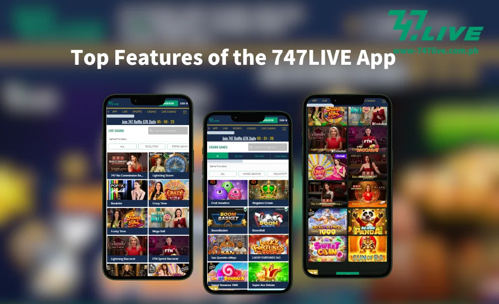 Top Features of the 747LIVE App